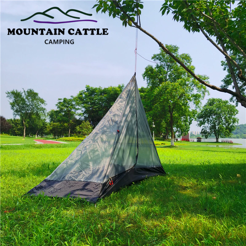 Cheap Goat Tents Sylaeto Outdoor 1 Person Mosquito Net Camping Inner Tent For Tipi TX320 Mesh Hiking Bushcraft Adventure Tents 